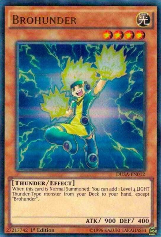Brohunder DUSA-EN012 card from Duelist Saga
