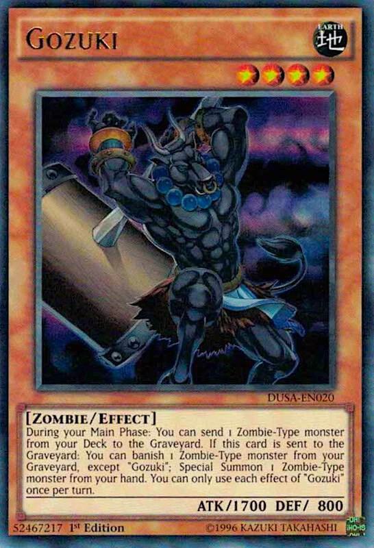 Gozuki DUSA-EN020 card from Duelist Saga
