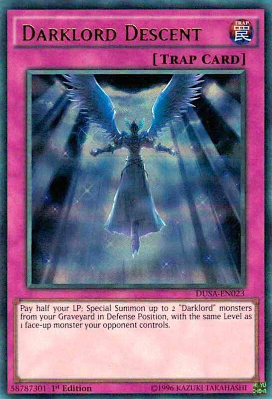 Darklord Descent DUSA-EN023 card from Duelist Saga