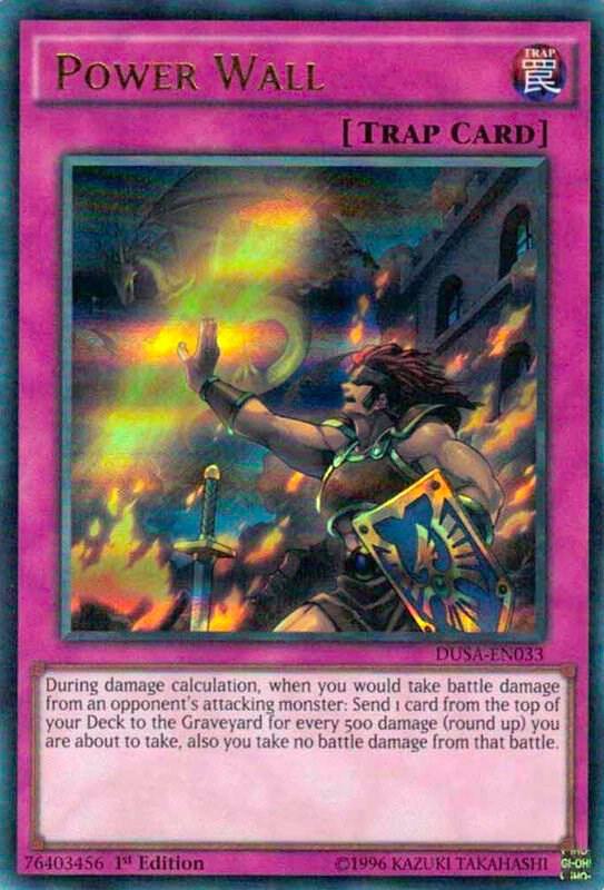 Power Wall DUSA-EN033 card from Duelist Saga