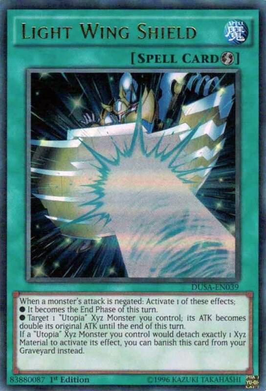 Light Wing Shield DUSA-EN039 card from Duelist Saga