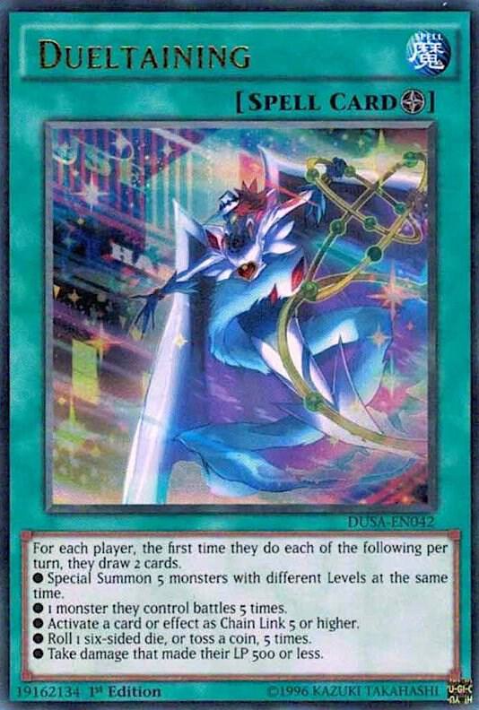 Dueltaining DUSA-EN042 card from Duelist Saga