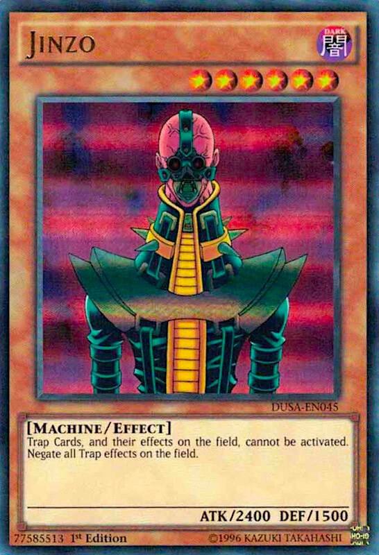 Jinzo DUSA-EN045 card from Duelist Saga