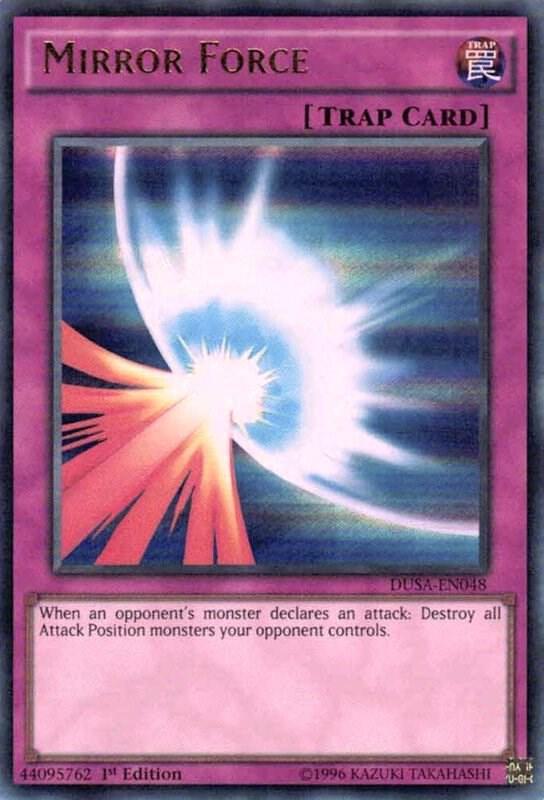 Mirror Force DUSA-EN048 card from Duelist Saga
