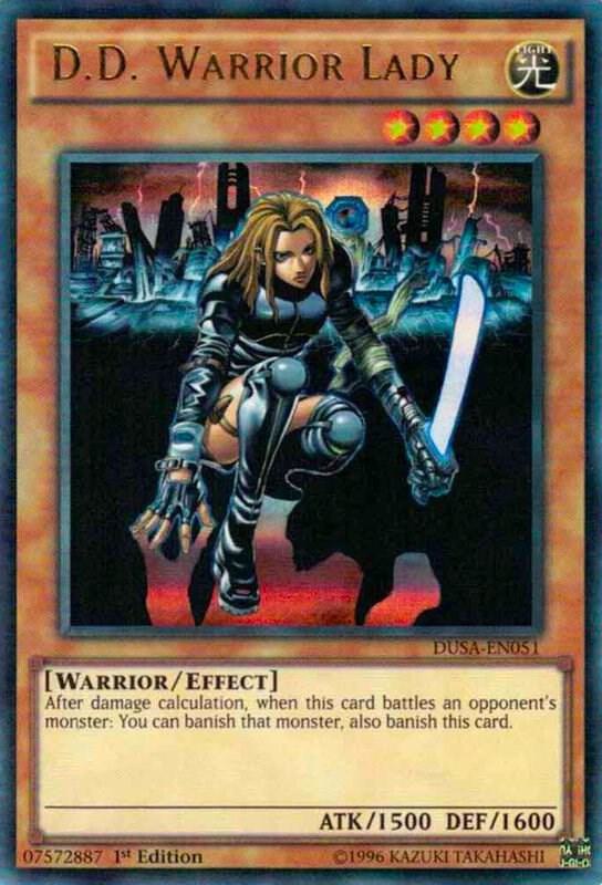 D.D. Warrior Lady DUSA-EN051 card from Duelist Saga
