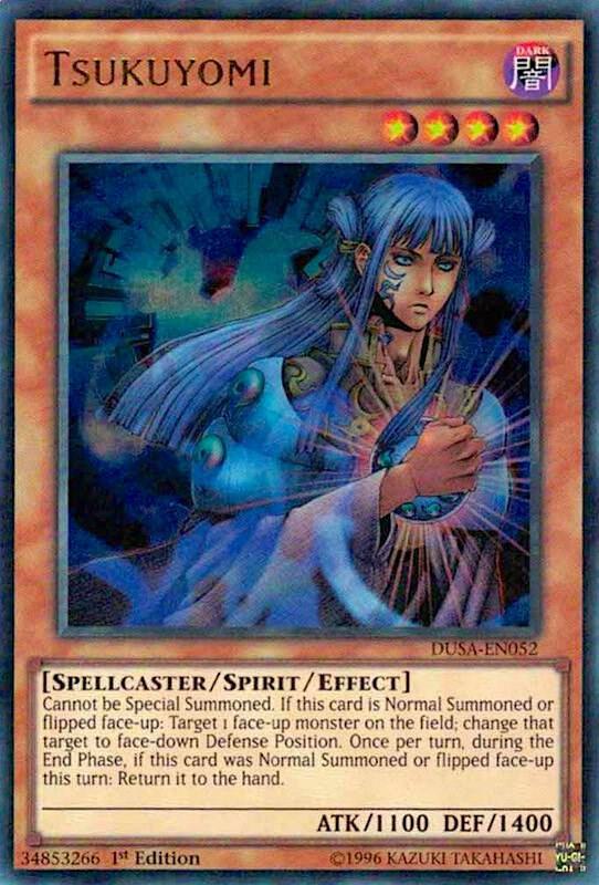 Tsukuyomi DUSA-EN052 card from Duelist Saga