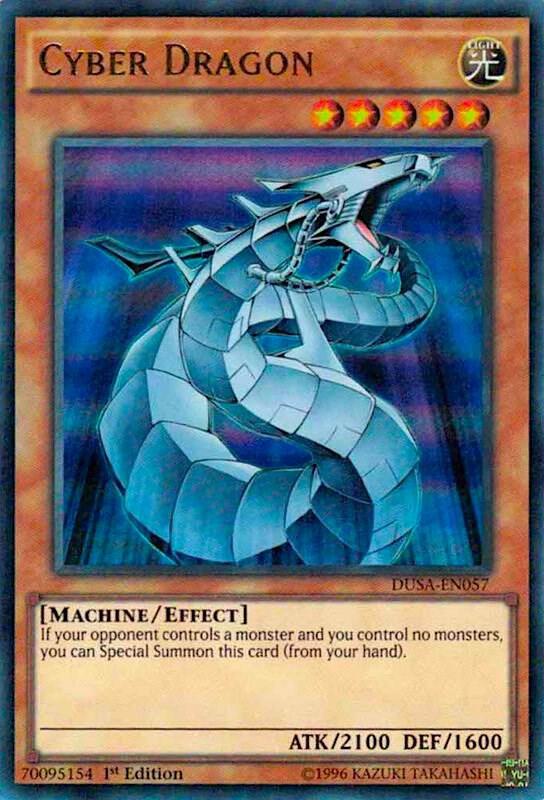Cyber Dragon DUSA-EN057 card from Duelist Saga