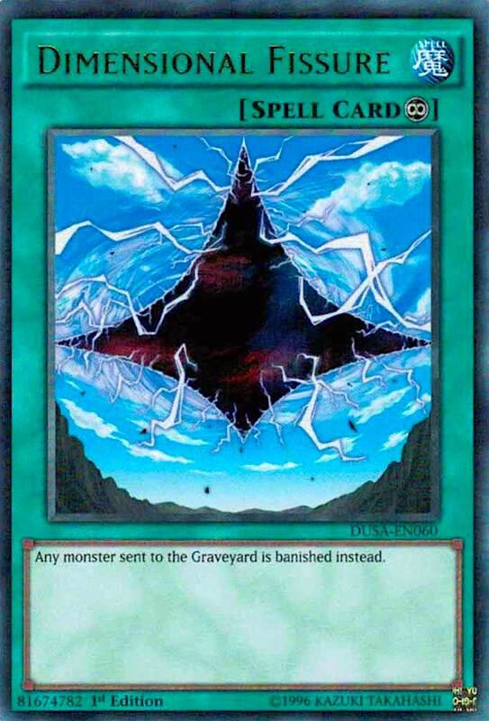 Dimensional Fissure DUSA-EN060 card from Duelist Saga