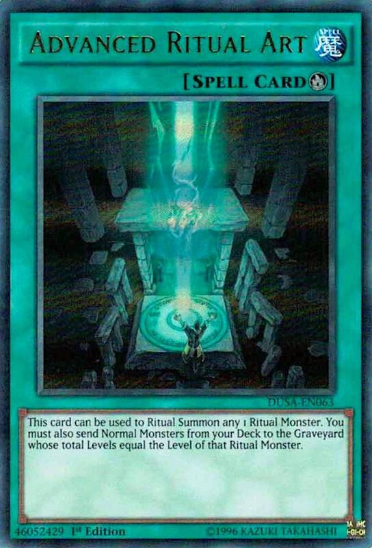 Advanced Ritual Art DUSA-EN063 card from Duelist Saga