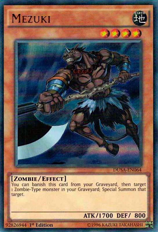 Mezuki DUSA-EN064 card from Duelist Saga