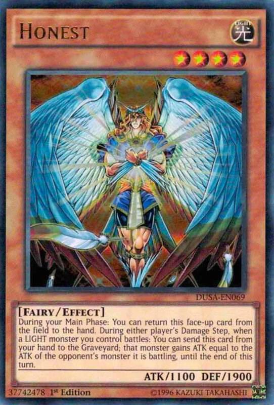 Honest DUSA-EN069 card from Duelist Saga