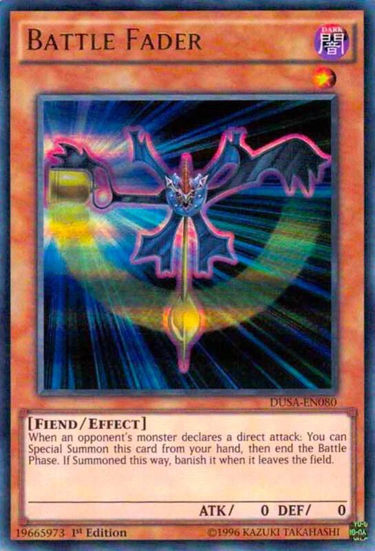 Battle Fader DUSA-EN080 card from Duelist Saga