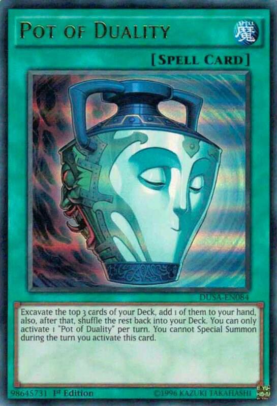 Pot of Duality DUSA-EN084 card from Duelist Saga