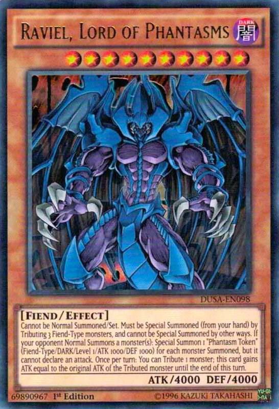 Raviel, Lord of Phantasms DUSA-EN098 card from Duelist Saga