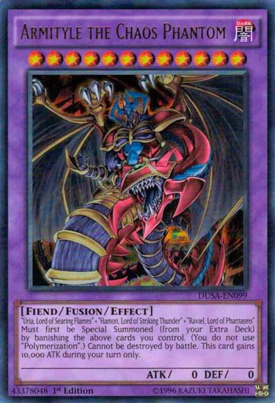Armityle the Chaos Phantom DUSA-EN099 card from Duelist Saga
