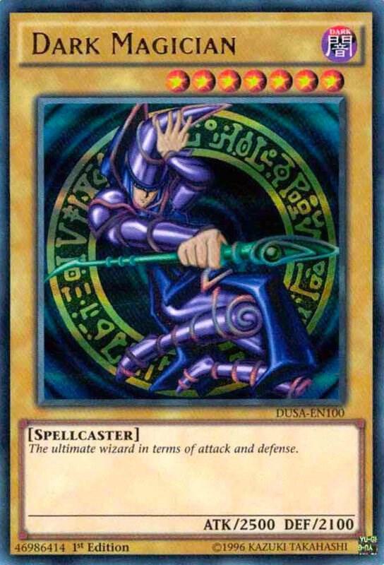 Dark Magician DUSA-EN100 card from Duelist Saga