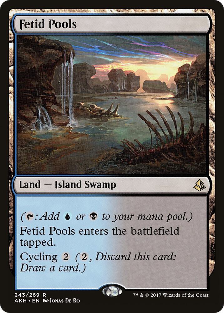 Fetid Pools 243 card from Amonkhet