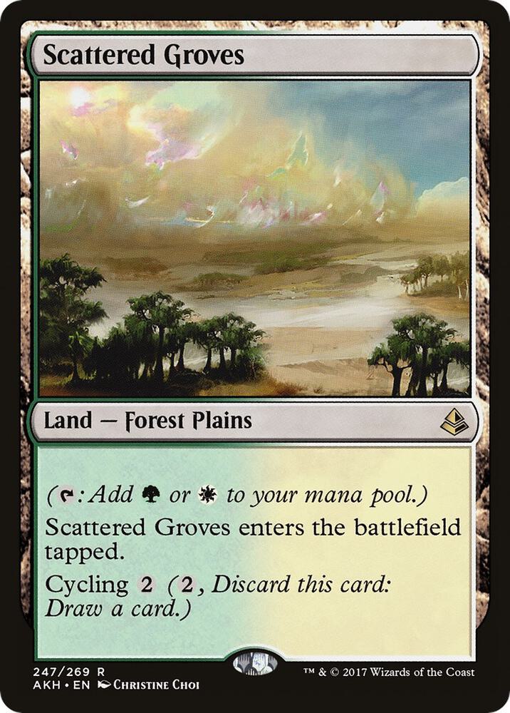 Scattered Groves 247 card from Amonkhet