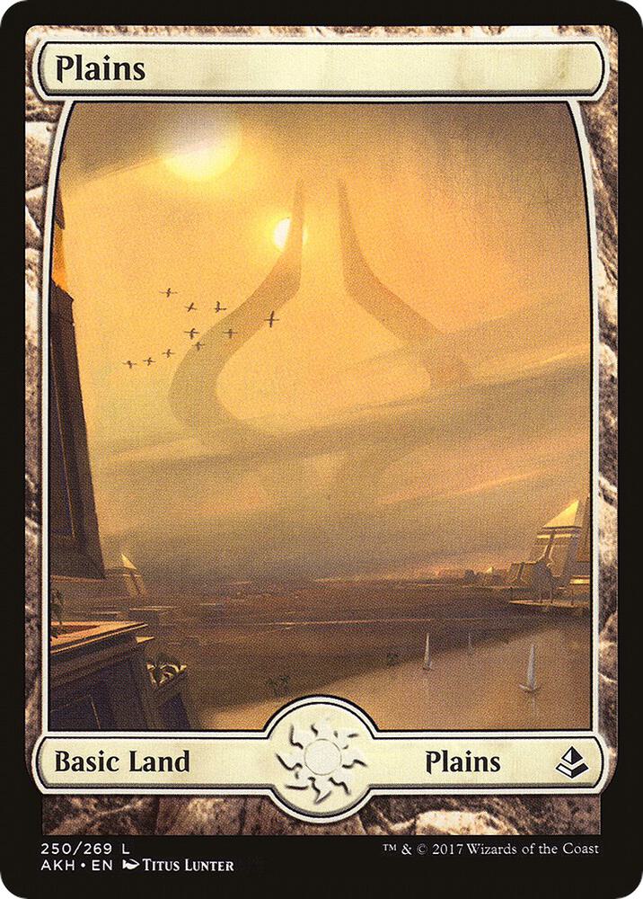 Plains - Full Art 250 card from Amonkhet
