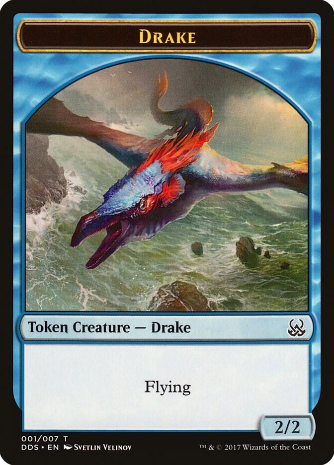 Drake Token 1 card from Duel Decks: Mind vs. Might