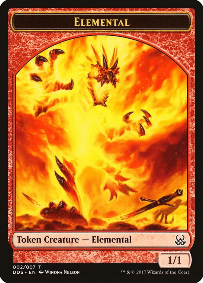 Elemental Token 2 card from Duel Decks: Mind vs. Might