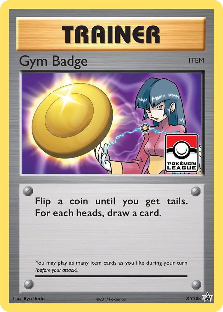 Gym Badge (Sabrina) XY208 card from XY Promos