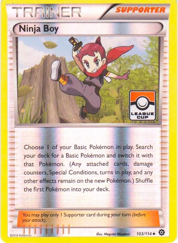 Ninja Boy (League Cup) 103/114 card from League & Championship Cards