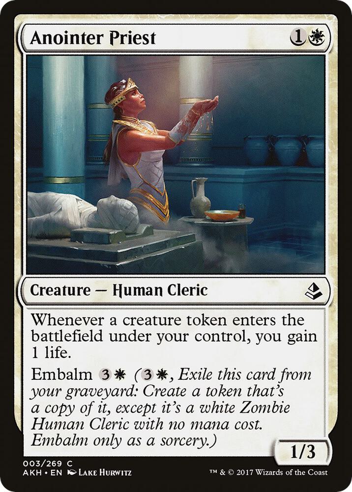 Anointer Priest 3 card from Amonkhet