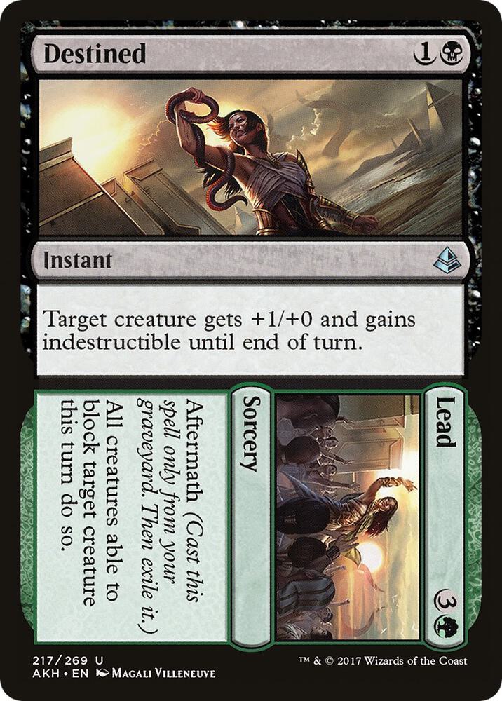 Destined // Lead 217 card from Amonkhet