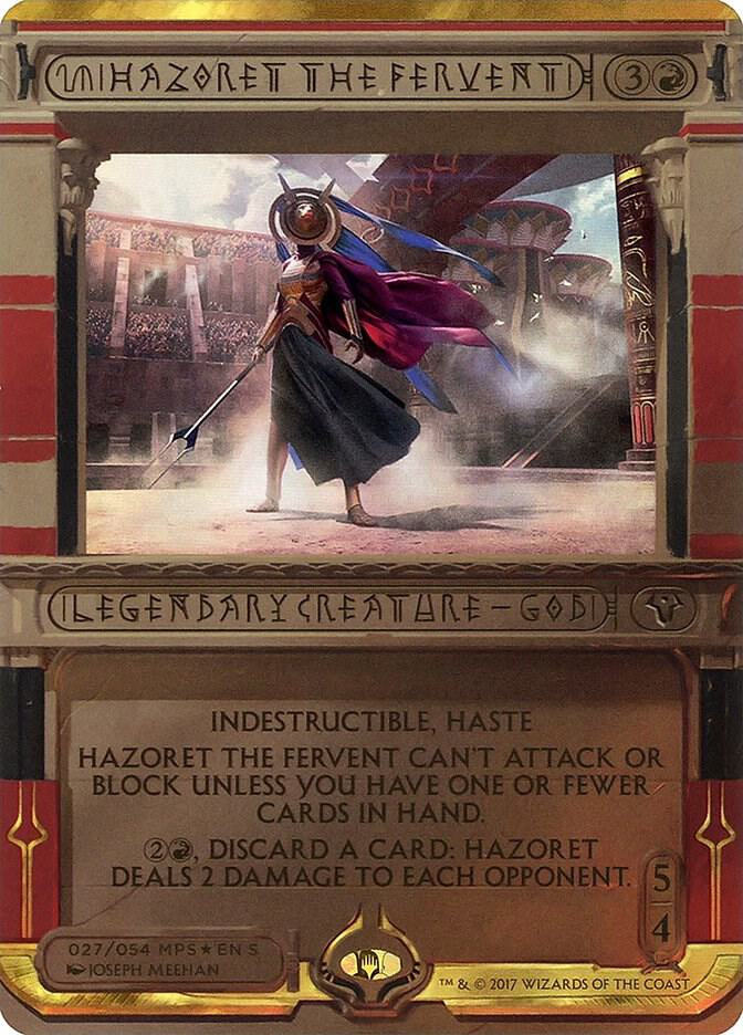Hazoret the Fervent 27 card from Masterpiece Series: Amonkhet Invocations