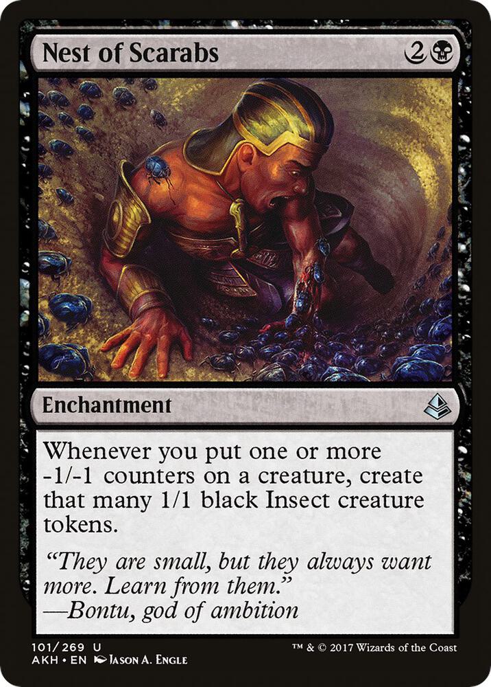 Nest of Scarabs 101 card from Amonkhet