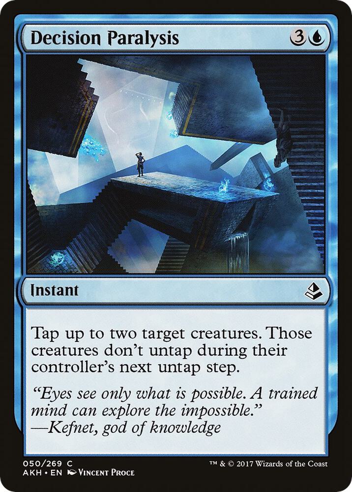 Decision Paralysis 50 card from Amonkhet