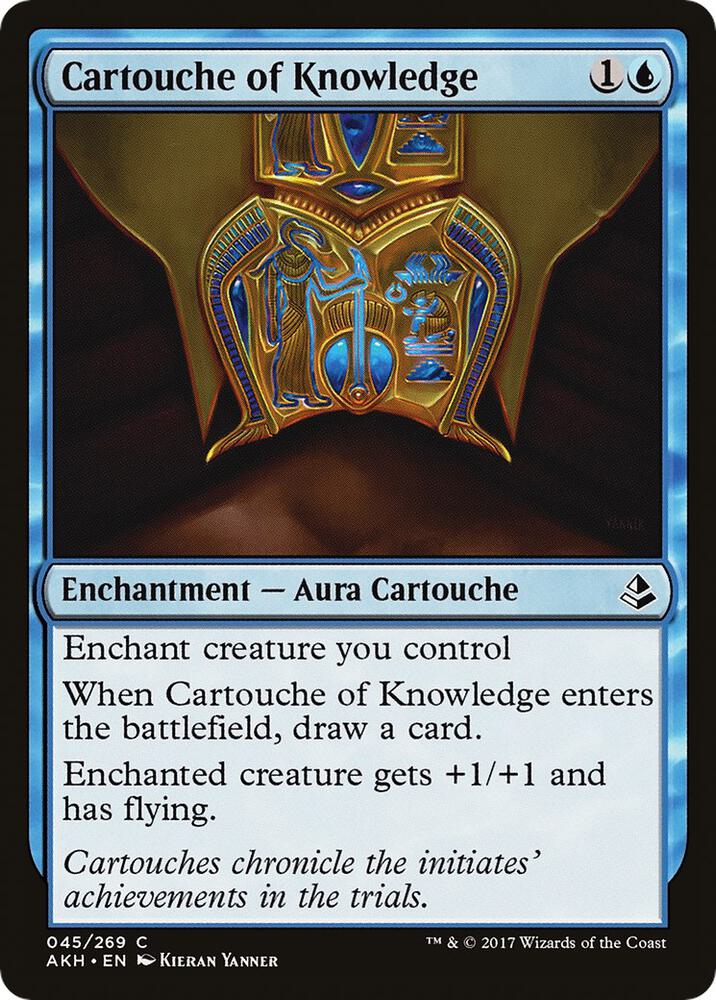 Cartouche of Knowledge 45 card from Amonkhet