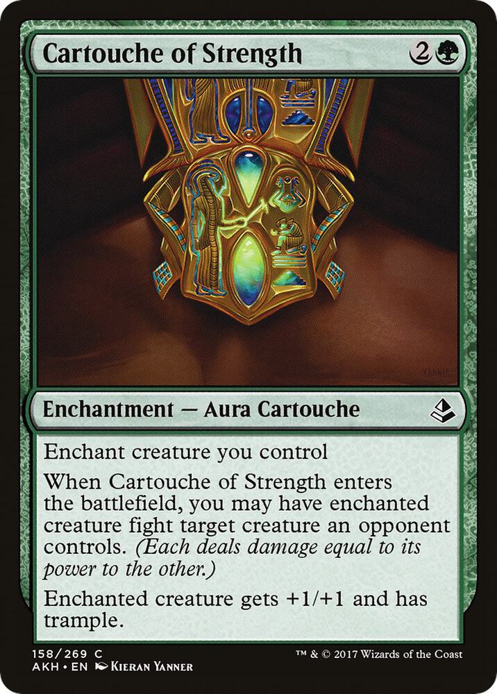 Cartouche of Strength 158 card from Amonkhet