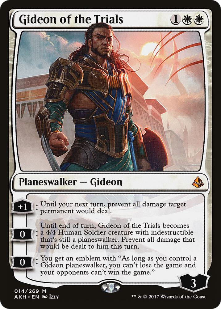 Gideon of the Trials 14 card from Amonkhet
