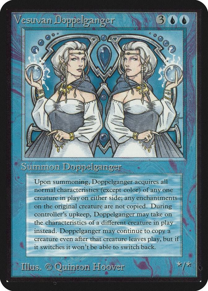Vesuvan Doppelganger card from Alpha Edition