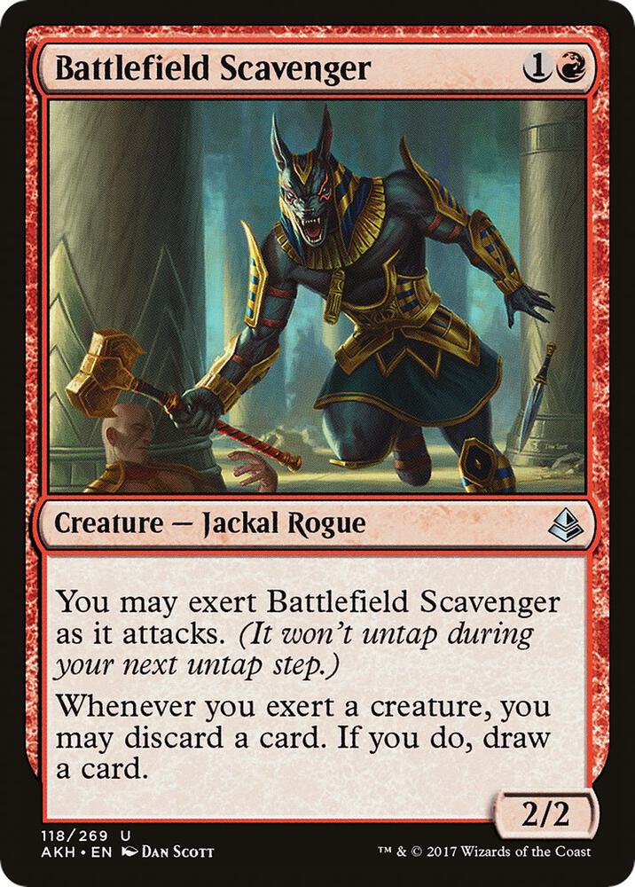 Battlefield Scavenger 118 card from Amonkhet