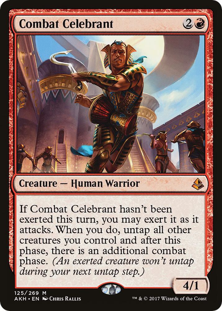 Combat Celebrant 125 card from Amonkhet
