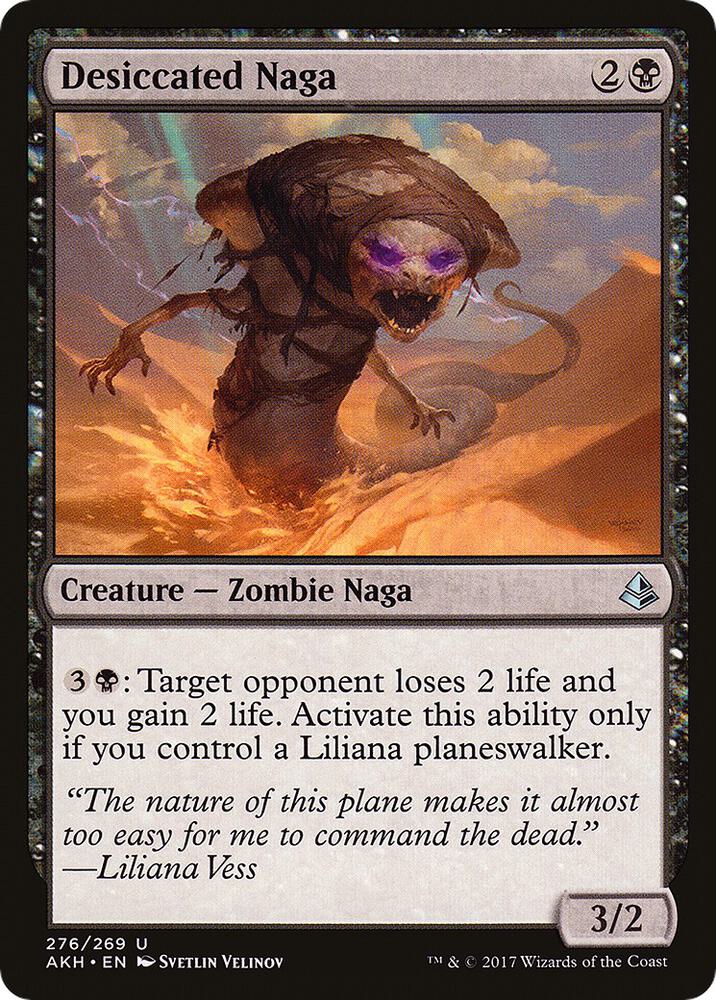 Desiccated Naga 276 card from Amonkhet