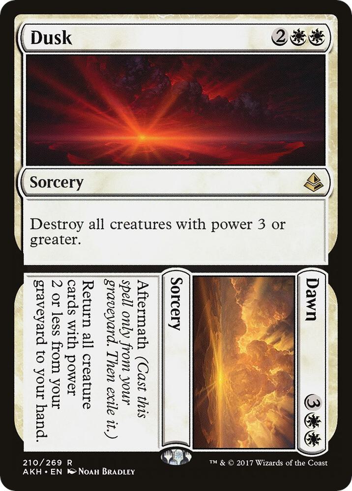 Dusk // Dawn 210 card from Amonkhet