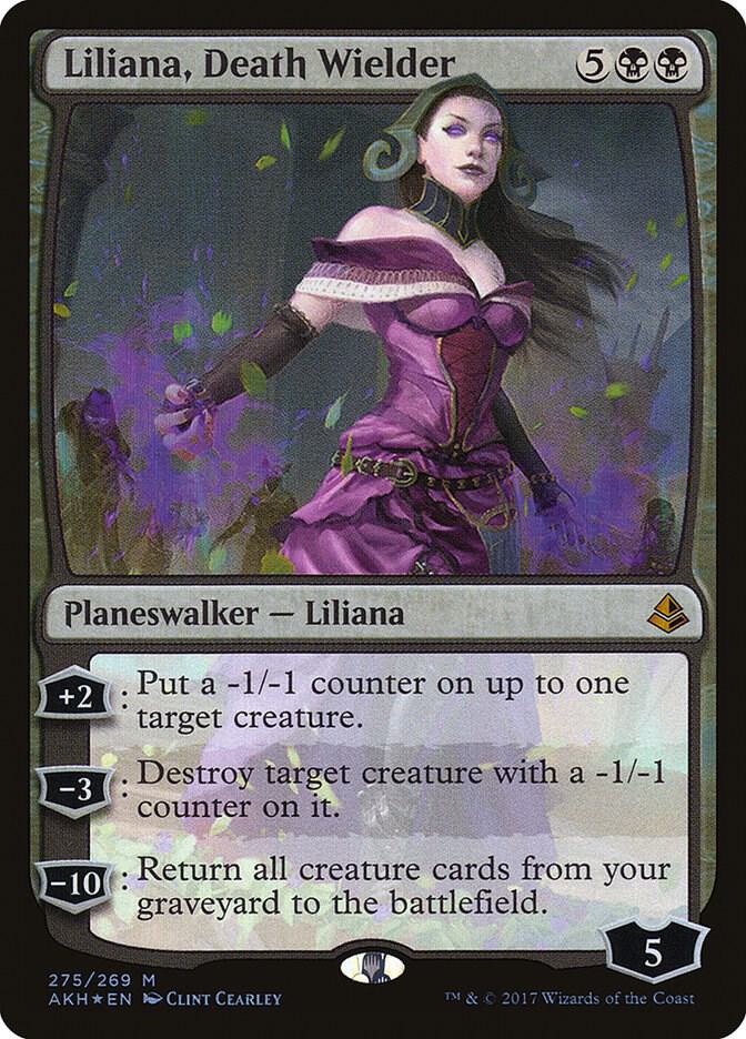 Liliana, Death Wielder 275 card from Amonkhet