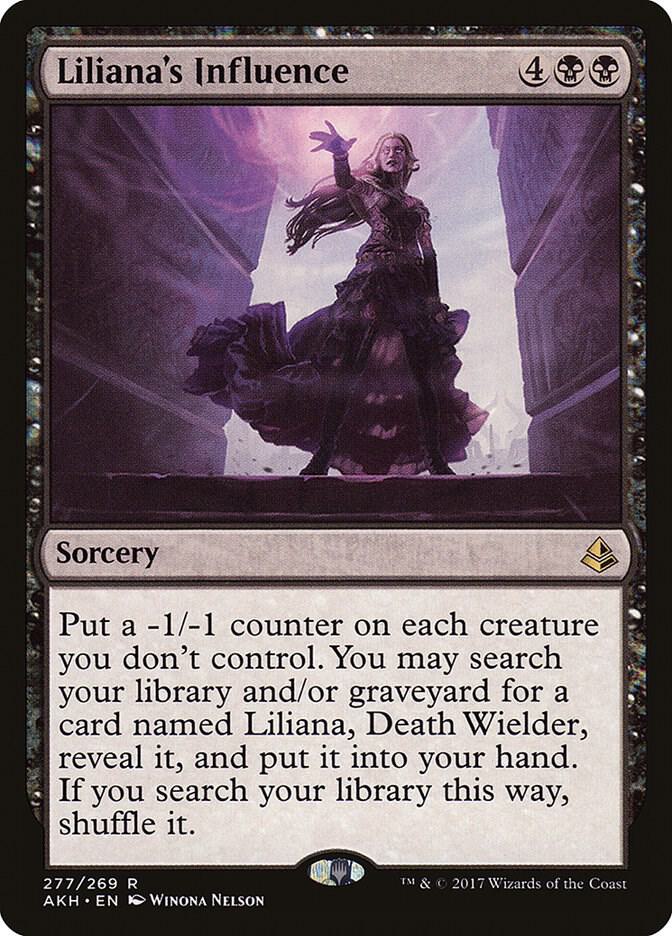 Liliana's Influence 277 card from Amonkhet