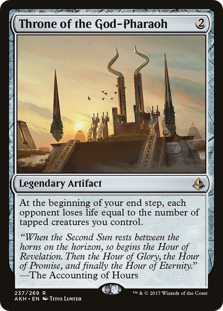 Throne of the God-Pharaoh 237 card from Amonkhet
