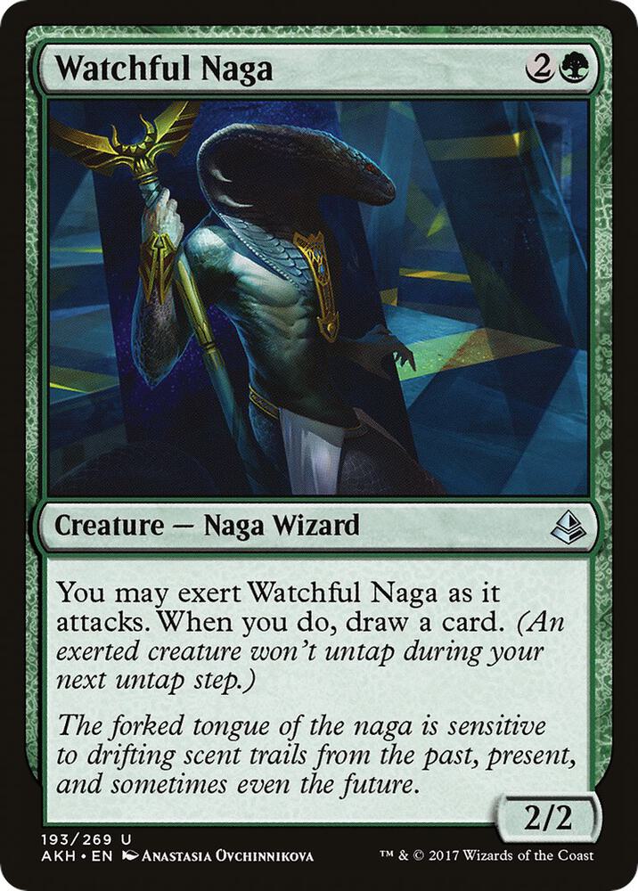 Watchful Naga 193 card from Amonkhet