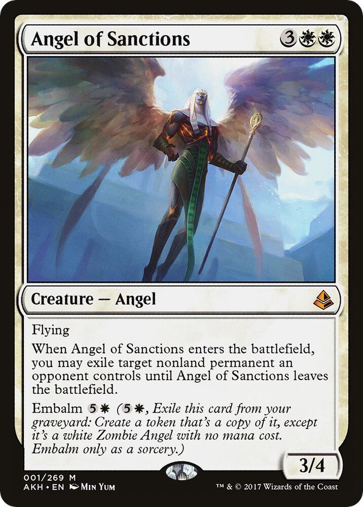 Angel of Sanctions 1 card from Amonkhet