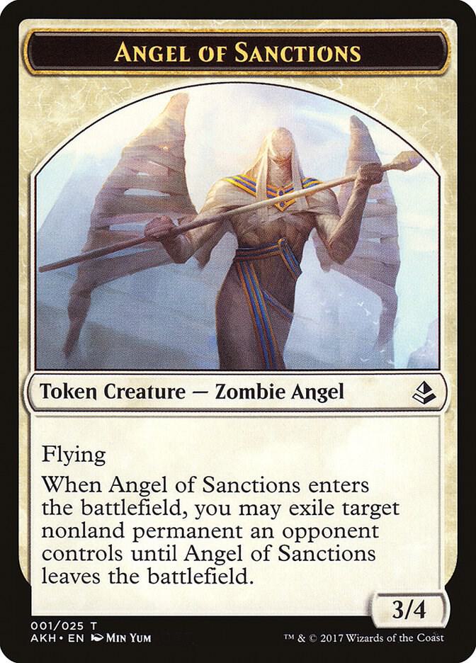 Angel of Sanctions Token 1 card from Amonkhet