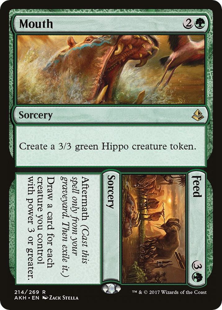 Mouth // Feed 214 card from Amonkhet