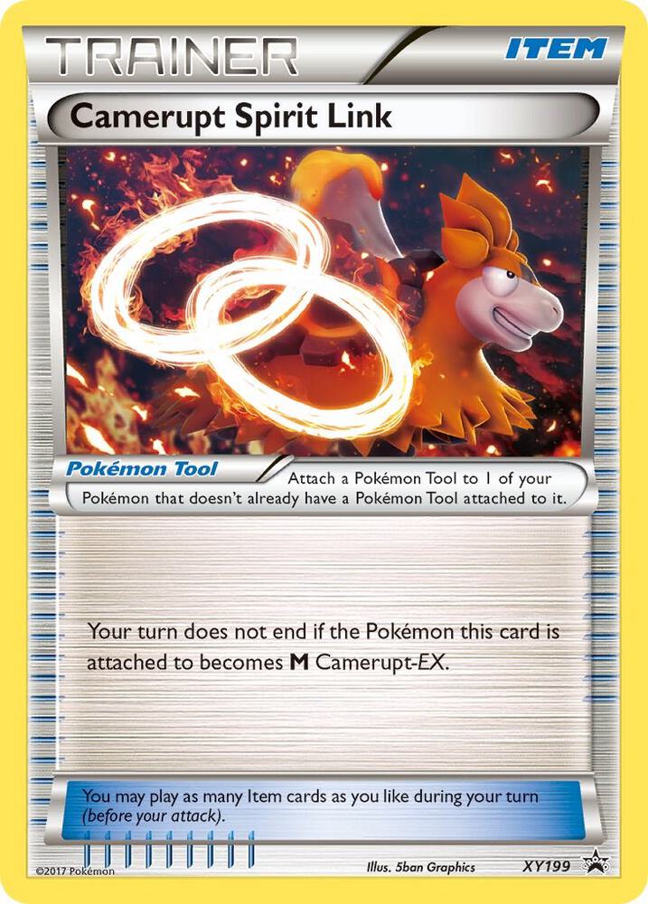Camerupt Spirit Link XY199 card from XY Promos