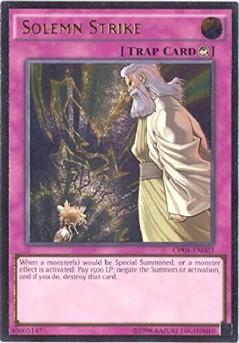 Solemn Strike (UTR) OP04-EN003 card from OTS Tournament Pack 4