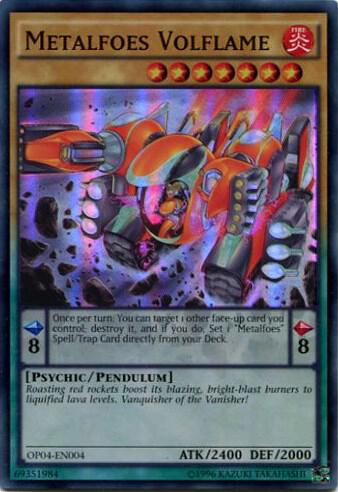 Metalfoes Volflame OP04-EN004 card from OTS Tournament Pack 4